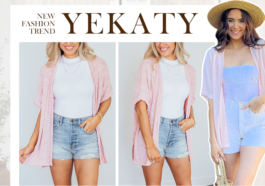 Sommer-Sonderangebot: 50% Rabatt!🏳️🌈Neue, stylische, fließende Kurzarm-Strickjacke (Modelljahr 2026)