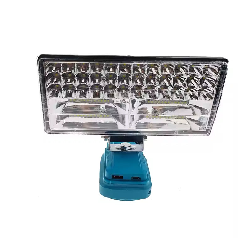 🔦Makita 18V Arbeitslicht✨ 2-Modus LED Flutlicht🔥 Dual USB-Anschlüsse🔋 Notfall & Arbeit💡