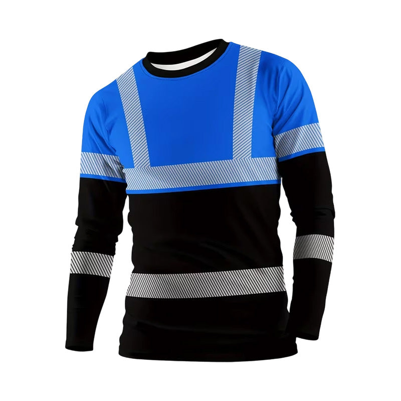 👕 59% RABATT! 🏃♂️ Sportliches Herren-Longsleeve – Feuchtigkeitsableitend & mit dezentem Print – Perfekt für aktive Tage, Joggen oder Freizeit – atmungsaktiv und bequem 🌿