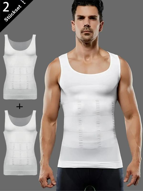 🔥 💪Kompressionsshirt für Herren, Slim Fit, figurformendes Unterhemd✨