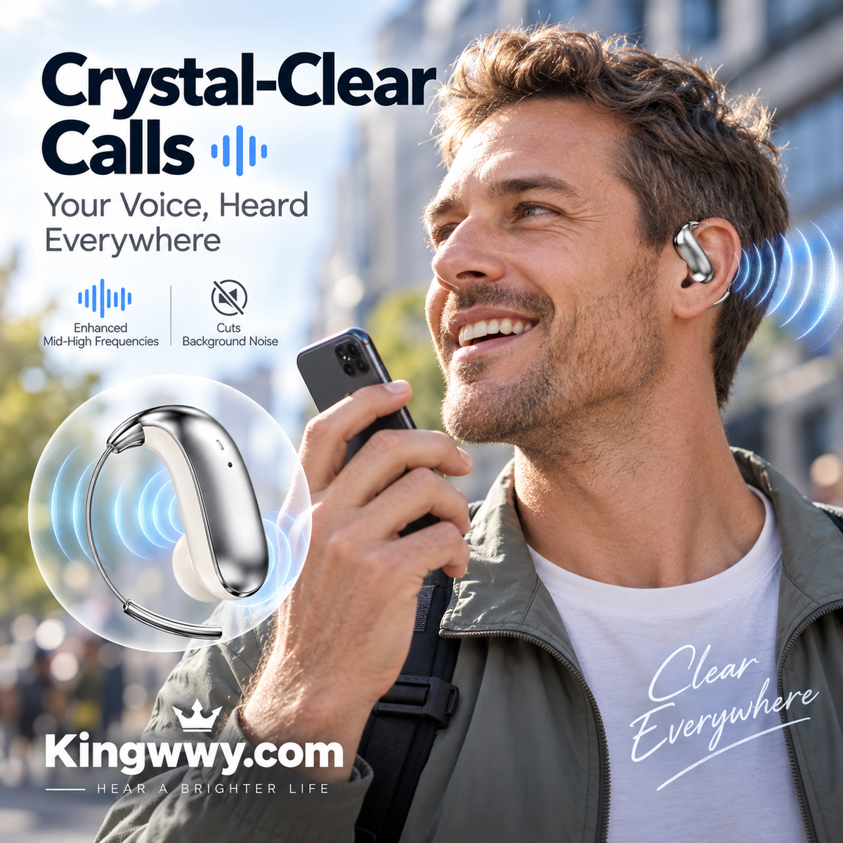 🎁 Nouveautés 2026 – 50 % de réduction 💥 Écouteurs Bluetooth 6.0 – Ultra‑légers (4,2 g), sensation de ne rien porter. 48 h d'autonomie, résistants à la transpiration (IPX5). Parfaits pour la course et l'écoute quotidienne. ⚡✨