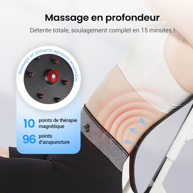 💐 Étireur Lombaire Magnétique – Massage Doux, Respiration Active, Soulage Votre Dos au Quotidien 🌿💆