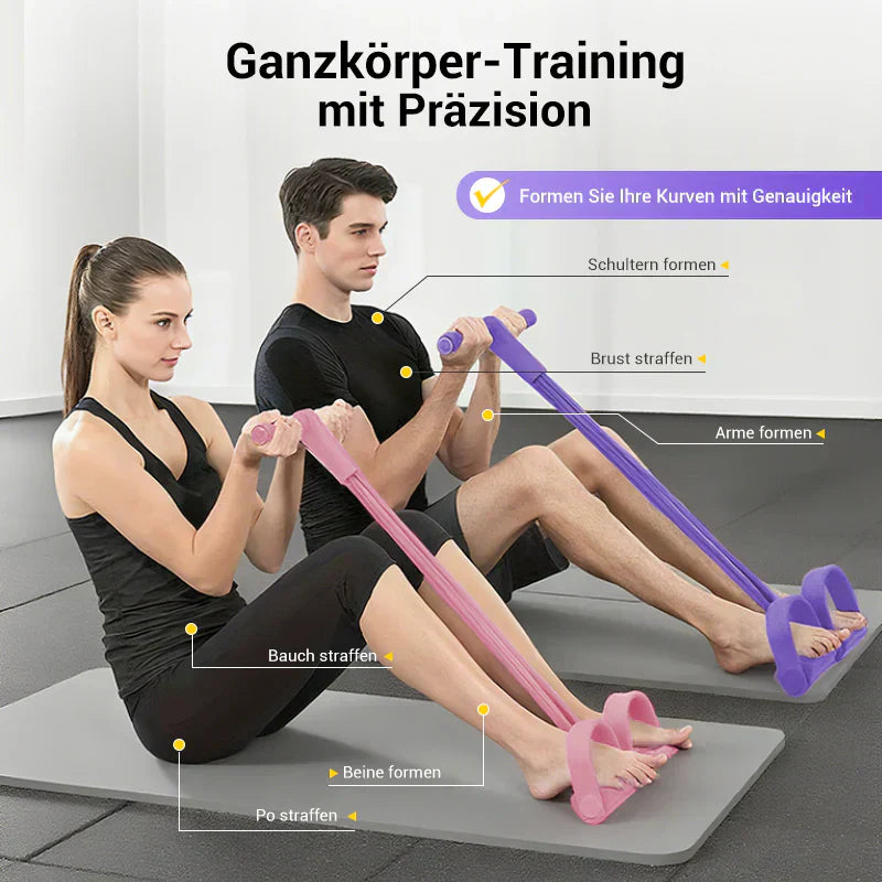 🚴 50% RABATT! ⚡ 8-Röhren-Pedal-Widerstandsgerät – 8 Widerstandsstufen, Pedaltraining & Für Zuhause 🔥