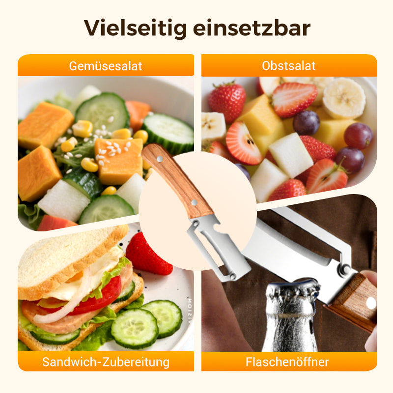 🥕 1+1 GRATIS! 🔥 Multifunktionaler Gemüseschäler für Die Küche – Edelstahlklinge, Ergonomischer Griff & Ideal Zum Schälen Von Obst & Gemüse ✨