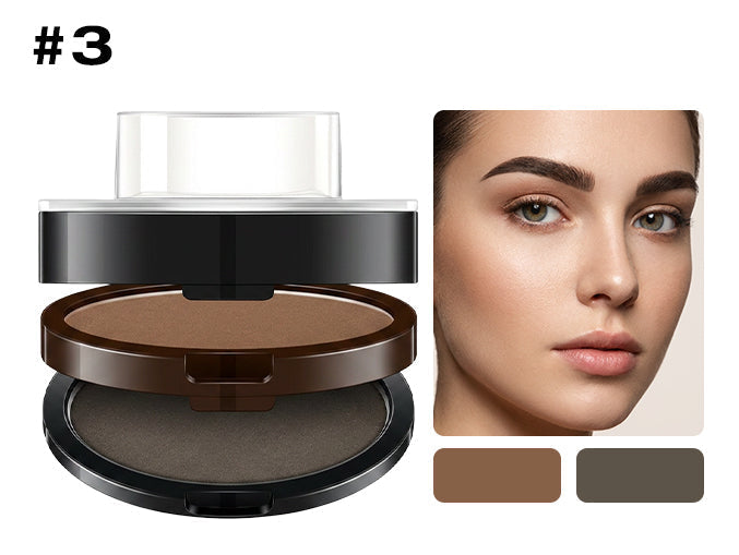 🥳 HEISSER SALE 2026 – 50% RABATT! 💞 50.000+ VERKAUFT ! Sofort verstellbarer Augenbrauenstempel mit zweifarbigem Augenbrauenpuder