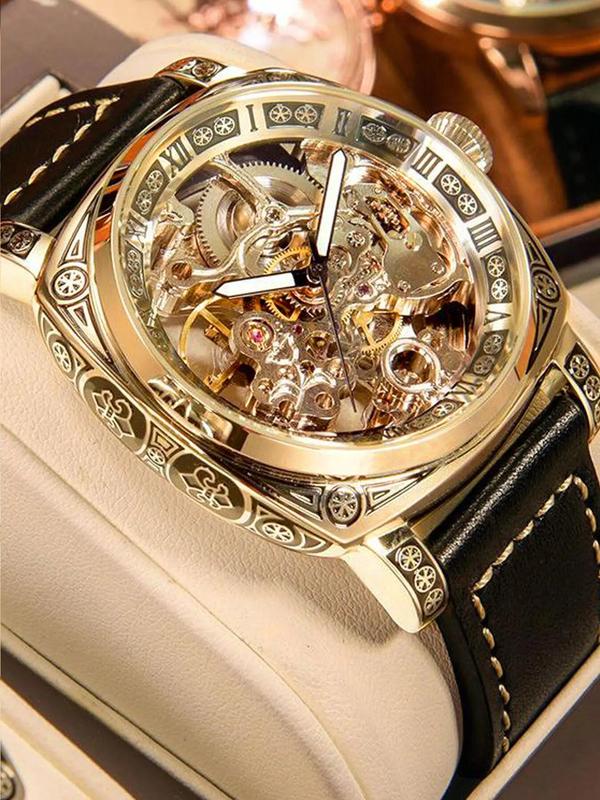 💥Heißer Verkauf 50 % Rabatt⌚Business-Mode-Analoguhr mit rundem Zifferblatt und Lederarmband