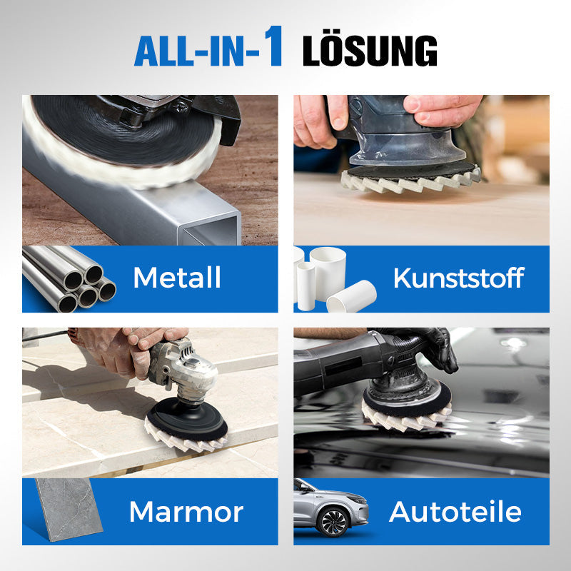 📢📢Kaufen 1 und 1 gratis🧽✨ Wollpolierscheibe für Winkelschchleifer – Hochglanz-Spiegelfinish! 🚀⚡