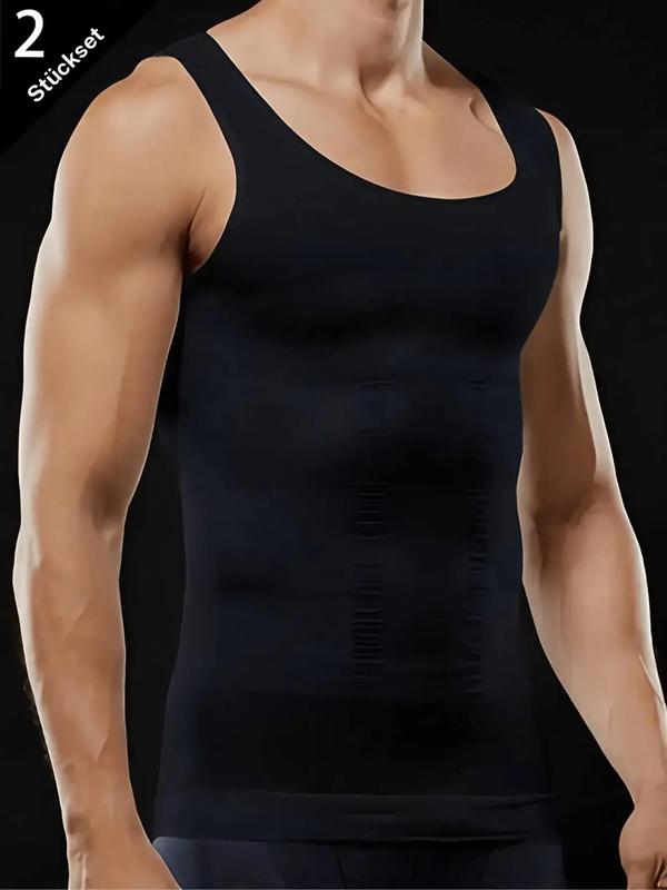 🔥 💪Kompressionsshirt für Herren, Slim Fit, figurformendes Unterhemd✨