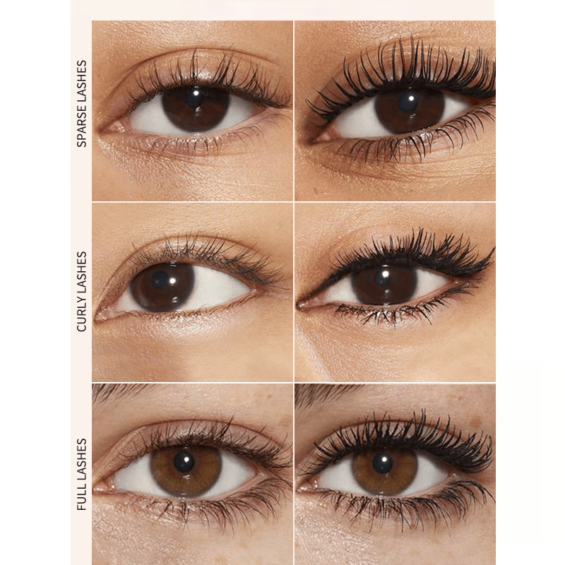 🥳 Kauf 1, erhalte 1 gratis! Duo aus schwarzer und brauner Volumen-Mascara für ein perfektes Wimpern-Make-up