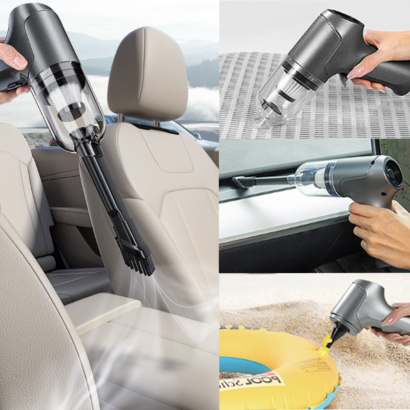 🔥 Heiße 50% Rabatt 💖 Tragbarer drahtloser Staubsauger für das Auto – starke Saugleistung, wiederaufladbar & für Fugen, Sitze und Fußmatten