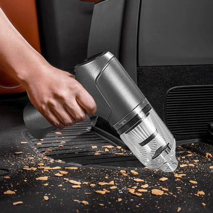 🔥 Heiße 50% Rabatt 💖 Tragbarer drahtloser Staubsauger für das Auto – starke Saugleistung, wiederaufladbar & für Fugen, Sitze und Fußmatten
