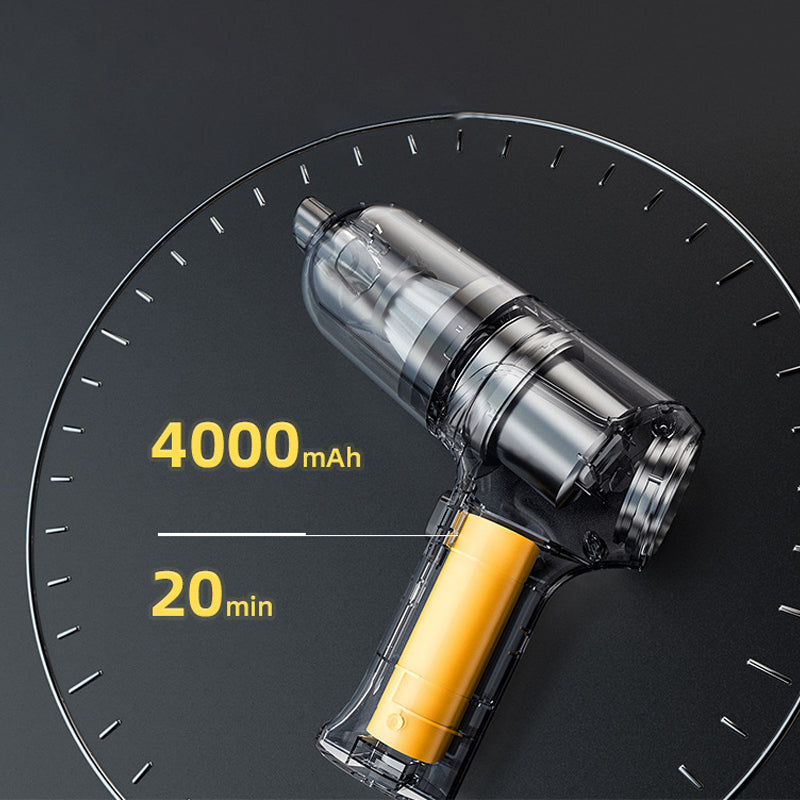 🔥 Heiße 50% Rabatt 💖 Tragbarer drahtloser Staubsauger für das Auto – starke Saugleistung, wiederaufladbar & für Fugen, Sitze und Fußmatten