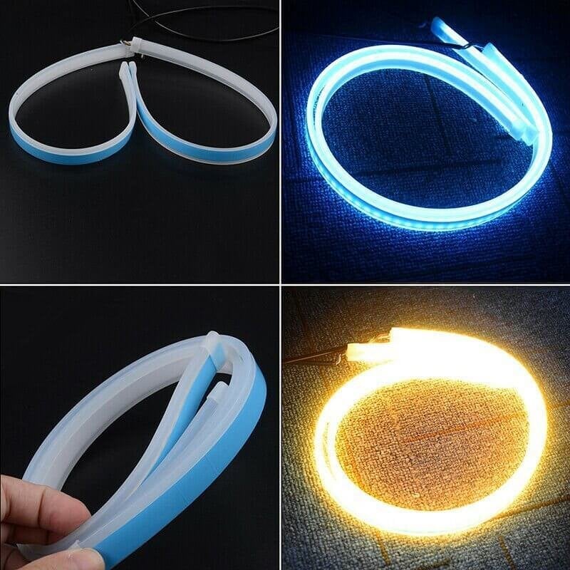 🚘💡 Bande LED bi-couleur – Étanche, durable, installation facile, créez l’ambiance parfaite en intérieur comme en extérieur, du salon au balcon 🌿✨
