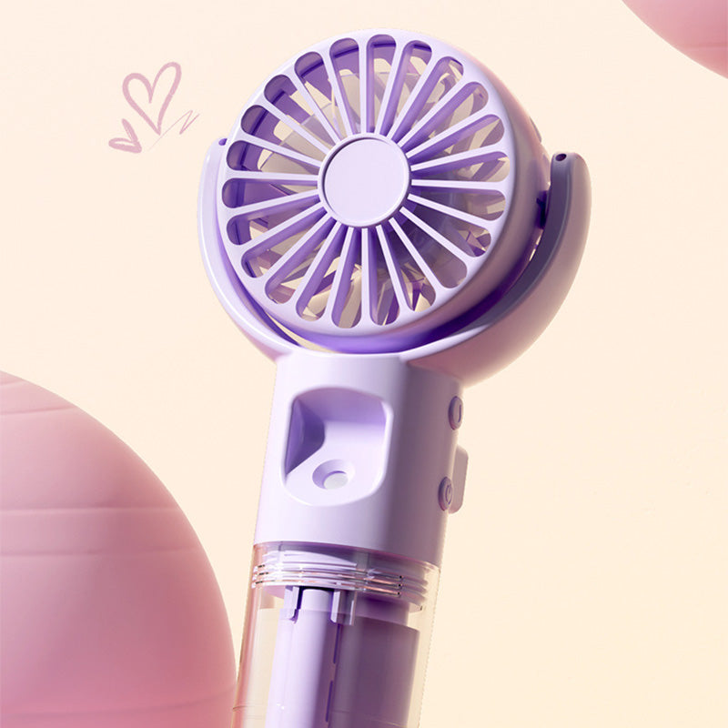 🌀 50% RABATT! 💧 Tragbarer wiederaufladbarer Handventilator mit Nebelfunktion – Kühlender Sprühnebel & 3 Geschwindigkeiten – Perfekt für heiße Tage, Reisen oder Outdoor-Aktivitäten 🌬️✨