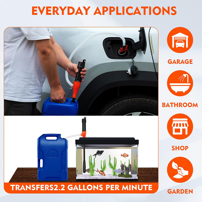 🚘50% RABATT!⛽Tragbare Elektrische Mehrzweck-Umfüllpumpe – Schnelles Umfüllen, Automatischer Stopp & Für Flüssigkeiten wie Kraftstoff/Wasser/Öl ⛽