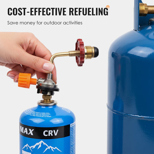 🛢️ KAUFE 2, ERHALTE 1 GRATIS! ⛺ Gasflaschen-Nachfülladapter – Leckagesicher, Universelle Passform & Robustes Reisezubehör 🔥🛠️