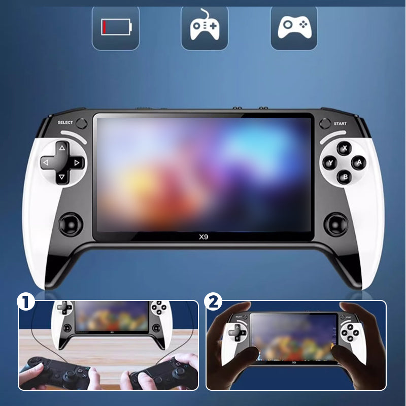 🎮🔥 PROMO FLASH 50% ! Console Arcade Portable Rétro – Écran 5.5" HD, 9 Émulateurs, Sortie TV, 2 Manettes Sans Fil, Batterie 1500mAh ⚡