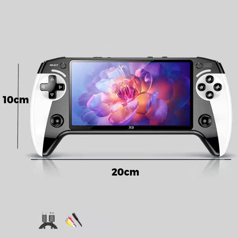 🎮🔥 PROMO FLASH 50% ! Console Arcade Portable Rétro – Écran 5.5" HD, 9 Émulateurs, Sortie TV, 2 Manettes Sans Fil, Batterie 1500mAh ⚡