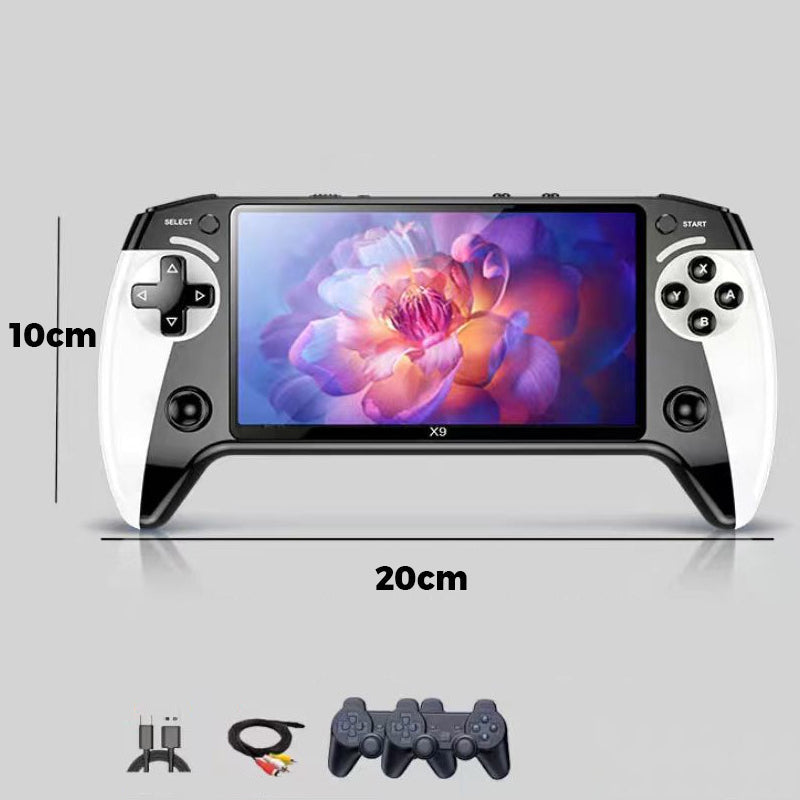 🎮🔥 PROMO FLASH 50% ! Console Arcade Portable Rétro – Écran 5.5" HD, 9 Émulateurs, Sortie TV, 2 Manettes Sans Fil, Batterie 1500mAh ⚡