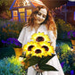 🌻 Realistisch & wetterfest | Solar-Sonnenblume – Bestseller 2026 | IP65-Außen-Dekoration