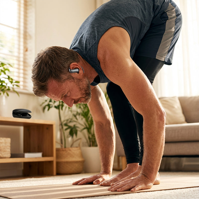 🎁 Nouveautés 2026 – 50 % de réduction 💥 Écouteurs Bluetooth 6.0 – Ultra‑légers (4,2 g), sensation de ne rien porter. 48 h d'autonomie, résistants à la transpiration (IPX5). Parfaits pour la course et l'écoute quotidienne. ⚡✨