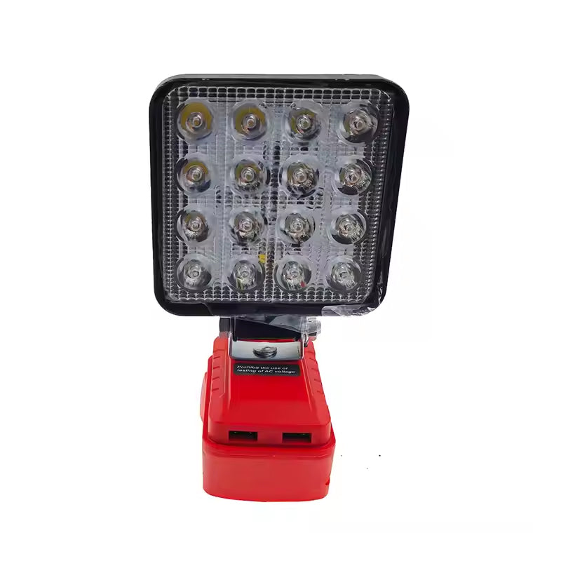 🔦Makita 18V Arbeitslicht✨ 2-Modus LED Flutlicht🔥 Dual USB-Anschlüsse🔋 Notfall & Arbeit💡