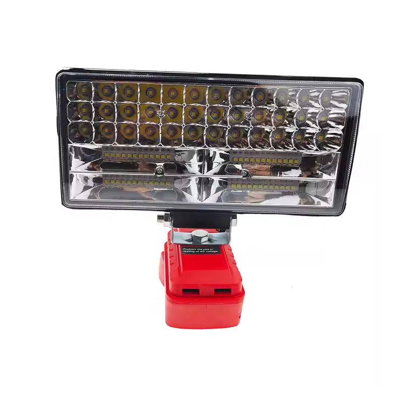 🔦Makita 18V Arbeitslicht✨ 2-Modus LED Flutlicht🔥 Dual USB-Anschlüsse🔋 Notfall & Arbeit💡