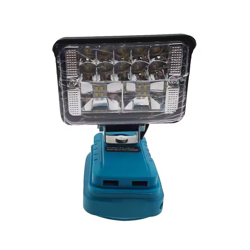 🔦Makita 18V Arbeitslicht✨ 2-Modus LED Flutlicht🔥 Dual USB-Anschlüsse🔋 Notfall & Arbeit💡