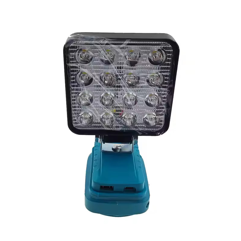 🔦Makita 18V Arbeitslicht✨ 2-Modus LED Flutlicht🔥 Dual USB-Anschlüsse🔋 Notfall & Arbeit💡