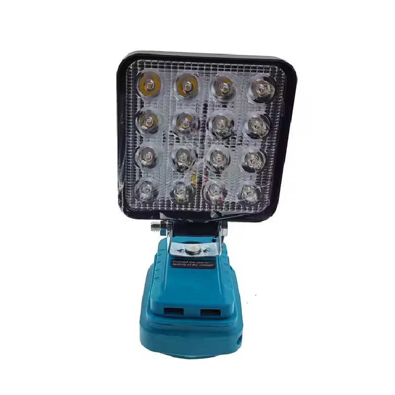 🔦Makita 18V Arbeitslicht✨ 2-Modus LED Flutlicht🔥 Dual USB-Anschlüsse🔋 Notfall & Arbeit💡