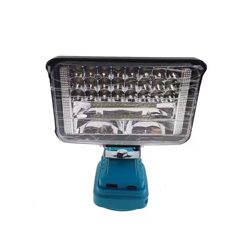 🔦Makita 18V Arbeitslicht✨ 2-Modus LED Flutlicht🔥 Dual USB-Anschlüsse🔋 Notfall & Arbeit💡