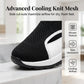 Atmungsaktive Slip-On-Schuhe mit Ausschnitten für Damen