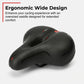 ✨🔥 Ergonomischer Fahrradsattel mit Memory-Schaum – atmungsaktiv, schmerzfrei dank Druckentlastung & stoßdämpfend für lange Touren 🚲💨 Jetzt entdecken & Komfort genießen!