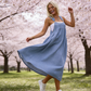 👗 50% RABATT! 💙 Damen Latzkleid in Denim-Optik – Locker, Modern & Perfekt Für Den Alltag 🌸