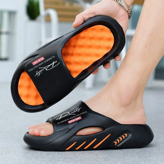 💥52% SPAREN 🦶Rutschfeste Cloud-Pantoletten für Herren mit dicker Sohle🌊Erfrischend und hautfreundlich