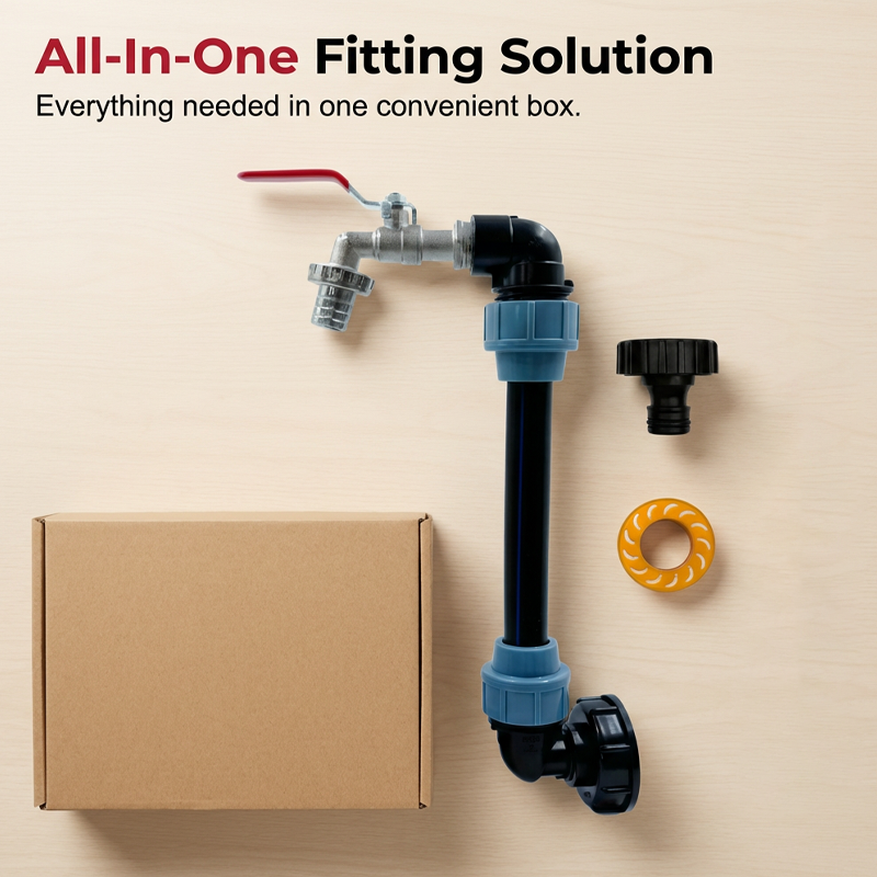 🛠️ 50% RABATT! 💧 IBC Tank Anschlussset Komplett – Hahn, Ventile, Adapter & Dichtungen – Dicht, langlebig & sofort montierbar ✨