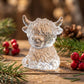 🐮 Mini-Eiswürfel- und Dessertform „Highland Cow“ mit 6 Vertiefungen 🧊🍪 Niedliche 3D-Eiswürfel für Getränke, Partys und Geschenke💕