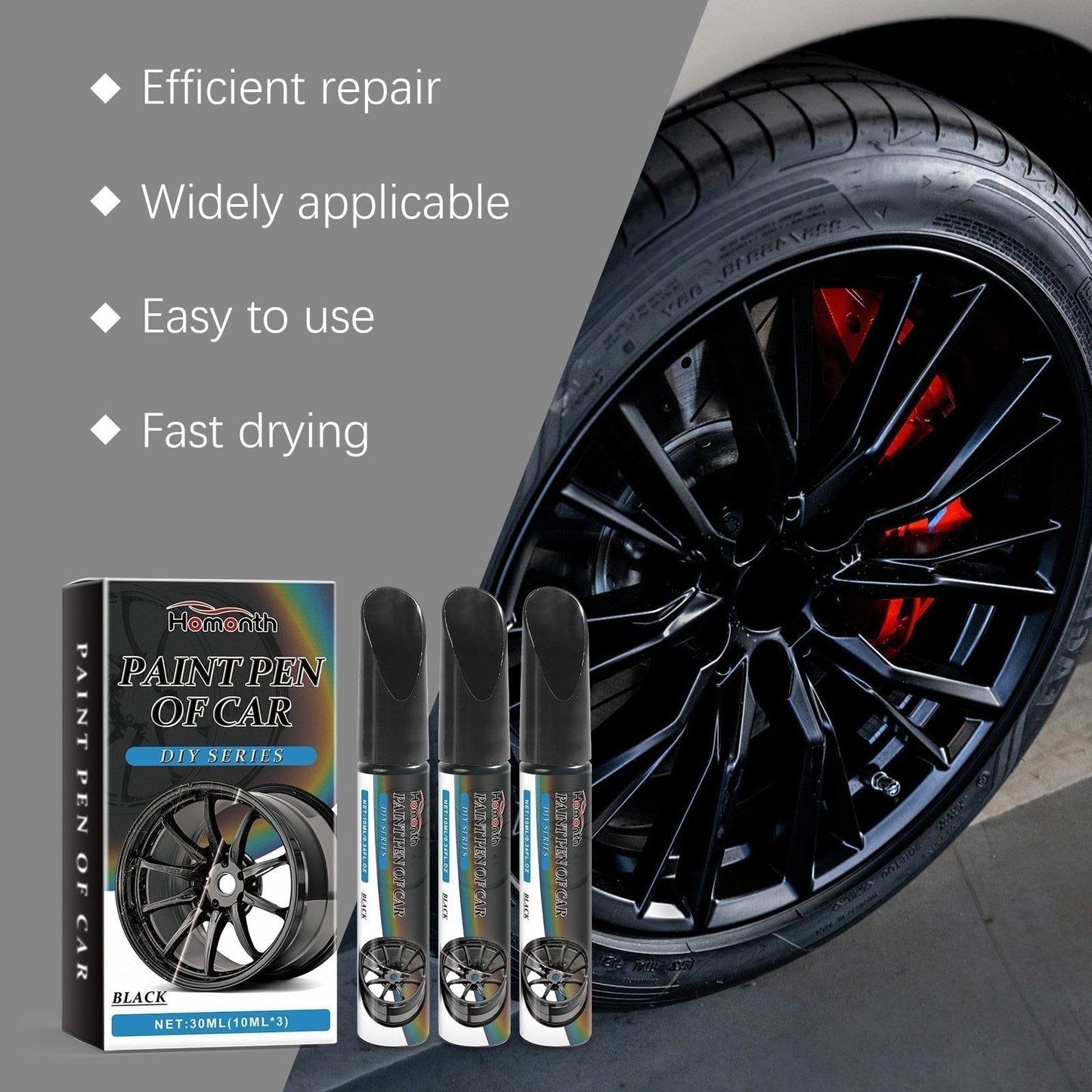 🔥Zeitlich begrenzter Verkauf – 50 % Rabatt🔥Reparaturstift für Kratzer an Autoreifen🚗