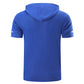 Herren Freizeit-Hoodie mit Kurzarm – schnelltrocknend, leicht & atmungsaktiv – ideal für Sport, Alltag & Reisen👕🏃‍♂️