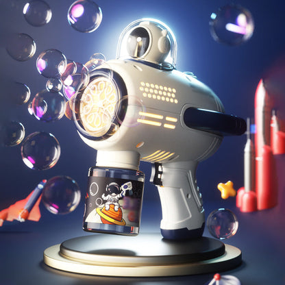 😊🎈🌌 Space Cartoon Electric Handheld Bubble Toy Gun 🚀✨
