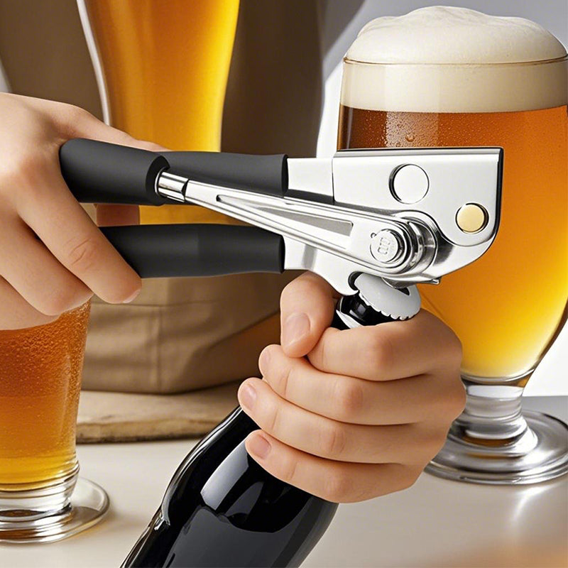 Ergonomischer manueller Dosenöffner mit um 360° drehbarem Griff
