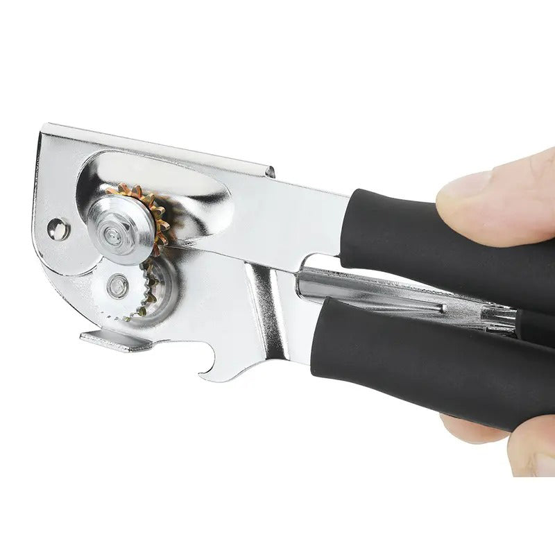 Ergonomischer manueller Dosenöffner mit um 360° drehbarem Griff