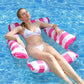 Aufblasbarer Pool-Liegestuhl mit Streifen