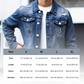 🔥Herren-Freizeit-Denimjacke im Used-Look mit Vintage-Wäsche