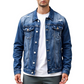 🔥Herren-Freizeit-Denimjacke im Used-Look mit Vintage-Wäsche