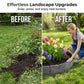 Gartenborder Set Kopfsteinoptik 5m – 20 ineinandergreifende Teile ☀️ Wetterfestes PP-Kunststoff, kein Graben & kein Werkzeug – ideal für Beete & Wege 🌿