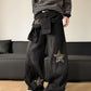 Baggy-Jeans mit Stern-Applikation
