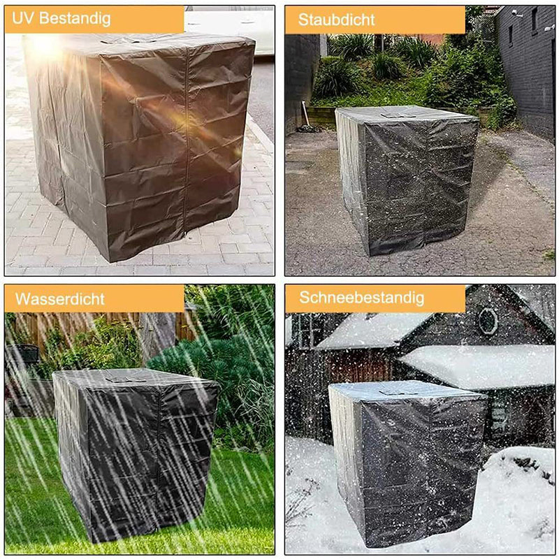 🛢️ 50% RABATT! ⏰ IBC-Tankabdeckung (1000 l) – Wetterfest, wasserdicht & UV-Schutz – Schützt vor Staub, Regen & Sonne – perfekt für die Lagerung im Freien ☀️✨