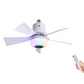 ✨🍃Intelligenter Deckenventilator mit Beleuchtung, RGB und Bluetooth-Lautsprecher