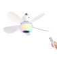 ✨🍃Intelligenter Deckenventilator mit Beleuchtung, RGB und Bluetooth-Lautsprecher